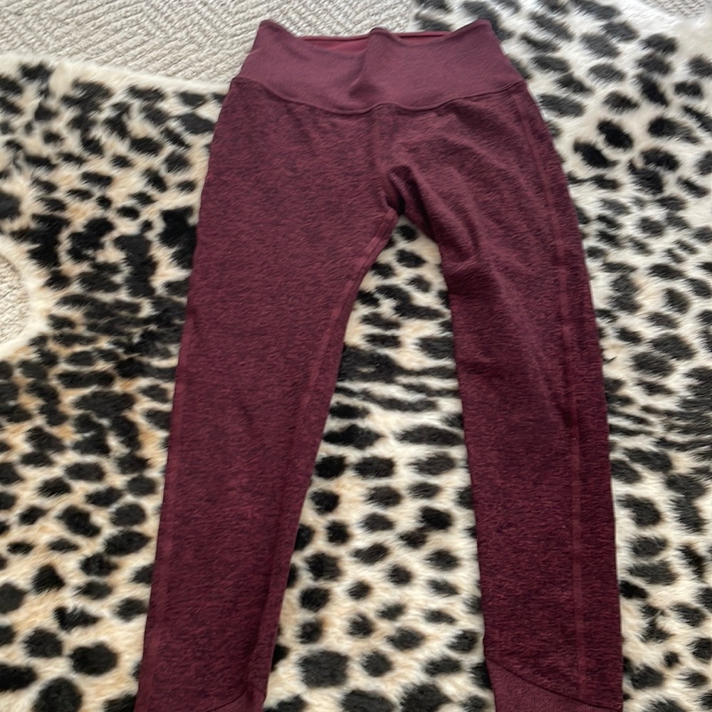 Red leggings